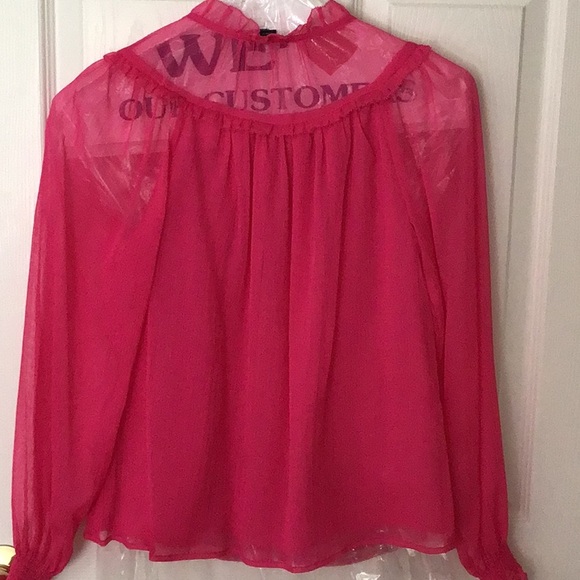 Ann Taylor Barbie Pink Pink Blouse - Picture 4 of 4